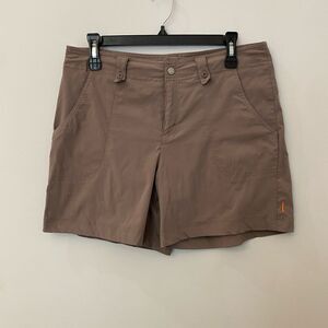 Lucy Tan Khaki Shorts Women Size 8